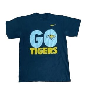 Nike Towson Tiger Loose Fit Graphic Tee Black White Yellow TSU MD State Universi